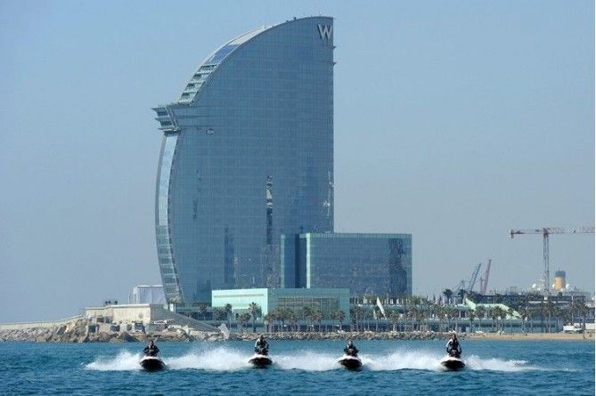 Jetski à Barcelone
