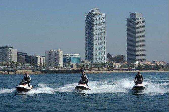 Jetski à Barcelone